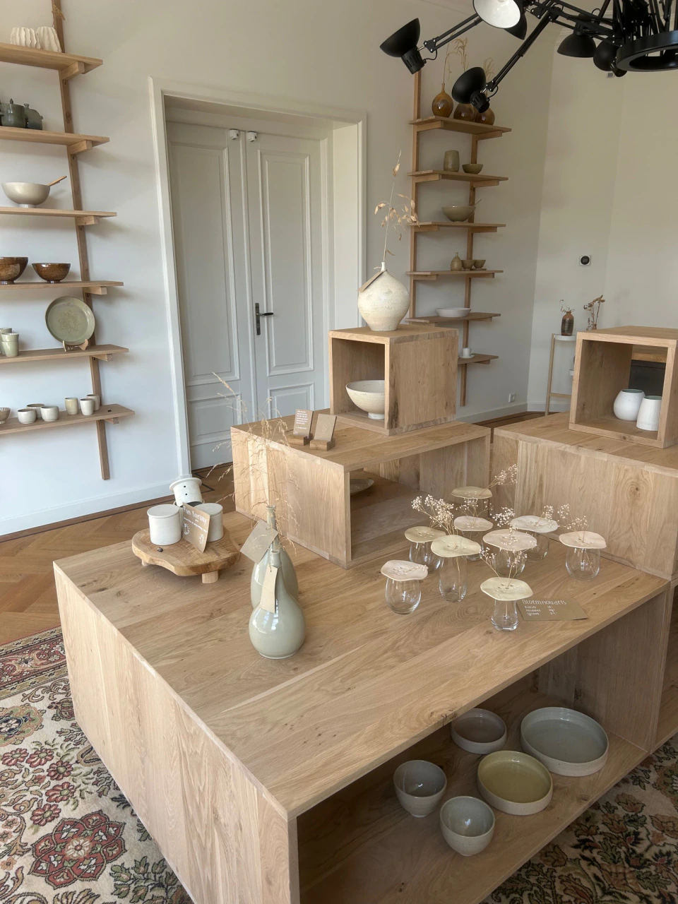 Een rustige hoek in het atelier